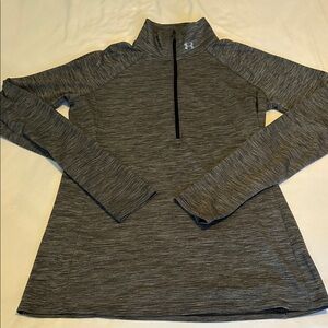 Under Armour Heat Gear Heathered Gray Pullover